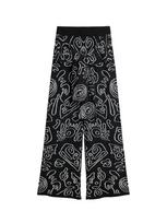 Desigual Kelnės juoda / balta