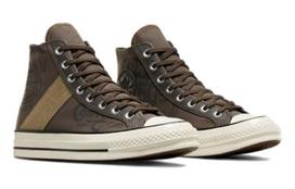 Converse Chuck 70 High Overlay Engine Smoke - A07123C 38 black