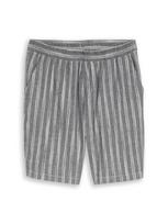 TOM TAILOR DENIM Kelnės pilka / balta
