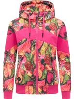 Ragwear Funkcinė striukė  'Nuggie' žalia / rožinė / ryškiai rožinė spalva / raudona