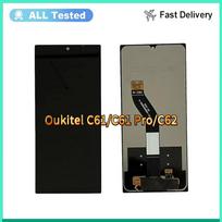 Pilnas LCD ekrano ir skaitmenintuvo surinkimas, skirtas Oukitel C61 C61 Pro C62 gray