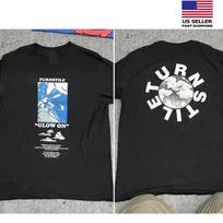 New Apparel Turnstile Glow On Love Connection Tour 2 Sided T Shirt Unisex T-Shirt Graphic Tee XL gray