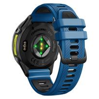 22mm Silicone Strap For Garmin Forerunner 970 965 955 Solar 945 935 745 Two-Tone Sports Watch Band Bracelet Belt Accessories 22mm orange