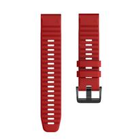 QuickFit 22mm 26mm Watchband For Garmin EPIX Fenix 7X 7/6 6X Pro/5 5X Plus 3 3HR Silicone Band Fenix6 Watch Easyfit Wrist Strap For Garmin EPIX raudona