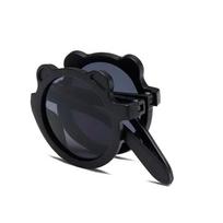 Foldable Kids Sunglasses Cute Little Bear Children Sun Glasses Boys Girls Sun Protection Fashion Baby UV Protection Kids Eyewear black