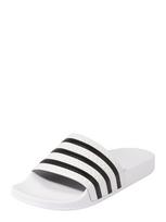 ADIDAS ORIGINALS Šlepetės 'Adilette' juoda / balta