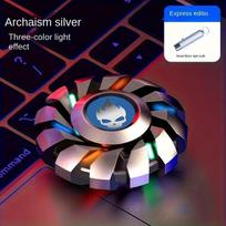 Luminous Fidgeting Spinner Edc Metal High-Grade Stress Ease Rainbow Light Fingers Plaything For Kids Adult Fast Delivery Products white