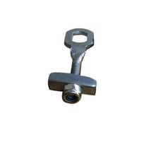 Bike Chain Tensioners Bicycle Chain Adjuster Silver Steel Tightness Adjust 2pcs gray