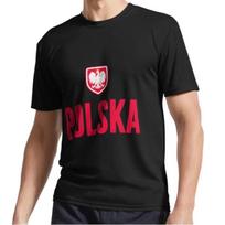 New Poland Polska Polish Flag Souvenir Love Logo T-Shirt Funny Size S to 5XL 3XL black