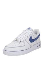 Nike Sportswear Sportbačiai be auliuko 'AIR FORCE 1 '07 LV8' mėlyna / balta