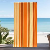 Vibrant Rainbow Diagonal Striped Beach Towel Colorful Gradient Wavy Line Art Print Soft Absorbent Quick Dry Towel for Beach W30*H60(CM) beige