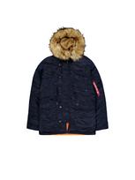 ALPHA INDUSTRIES Žieminė striukė 'N3B VF 59' tamsiai mėlyna