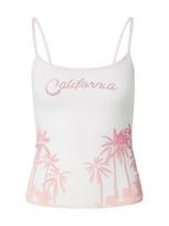 HOLLISTER Palaidinė be rankovių abrikosų spalva / rožių spalva / ryškiai rožinė spalva / balta