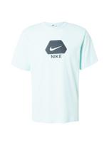 Nike Sportswear Marškinėliai mėtų spalva / juoda / balta