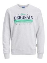 JACK & JONES Megztinis be užsegimo 'JORPalma' tamsiai mėlyna jūros spalva / nefrito spalva / margai balta