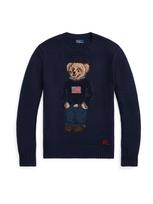 Polo Ralph Lauren Megztinis smėlio spalva / tamsiai mėlyna / ruda / raudona