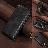 For Motorola Moto Edge 70 5G Flip Vertical Case Retro skin-friendly Full Cover Card Holder For Moto X70 Air 5G Phone Bags For X70 Air 5G ruda