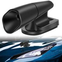 ABS Ultrasonic Animal Alarm Anti Collision Deer Repeller For Safe Driving Alert Whistles Alert Equipment Car Wind Deer Driv P7L8 black