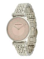 Emporio Armani Analoginis (įprasto dizaino) laikrodis rožinė / sidabrinė / skaidri spalva