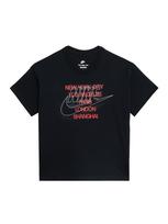 Nike Sportswear Marškinėliai tamsiai pilka / šviesiai raudona / juoda / balta