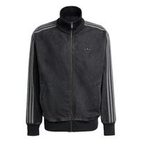 ADIDAS ORIGINALS Demisezoninė striukė 'Adicolor Firebird' tamsiai pilka / juodo džinso spalva