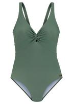 LASCANA Maudymosi kostiumėlis 'Lolo' žalia