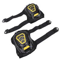1 Pair Work Knee Pads Soft Foam Gel Cushioned Men Knee Guards for Construction Gardening Welding Tasks non-woven fabric black