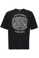 Multiply Apparel Marškinėliai juoda / balta