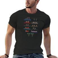 Europa Park Coaster Cars Design 2024 - Now With Voltron! T-Shirt animal prinfor boys oversized M black