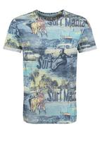 Key Largo Marškinėliai 'KL Surf Mania' mėlyna