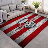 RB Leipzig Crest Vintage Wood Striped Print Doormat Red White Non Slip Rectangular Floor Mat German Football Fan Entryway Home Decor Rug 40x60cm( 15x23in ) gray