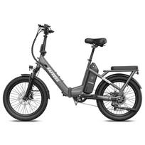 Fafrees F20 Flex 20 foldable electric commuter bike,torque sensor,6 km/h walk-assist mode,mechanical disc brakes,maximum load capacity of 120 kg. 20ah battery