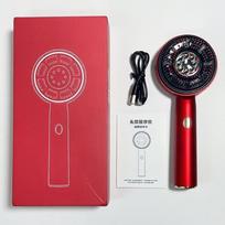 Electric Vibration Massage Comb Red Light Therapy Hair Growth Massage Scalp Brush Anti Hair Loss Liquid Oil Applicator Hair Care raudona