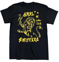 Amyl and the Sniffers Graphic Lion T-shirt L yellow