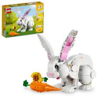 LEGO Creator Expert White Rabbit Toy Gift Birthday Block Christmas Girl Boy Child 8 Years Old 9 10 Elementary School Student Animal Creature 31133 white