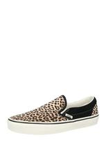 VANS Batai be raištelių 'Classic' smėlio spalva / juoda