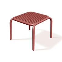 Lauko kavos staliukas Ferne Brene Retro Red, plastikinis, kompaktiškas, atsparus drėgmei