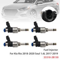 4Pcs Fuel Injector For Kia Rio 2018-2020 Soul 1.6L 2017-2019 35310-2B150