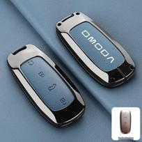 Omoda 5 raktelio nuotolinio valdymo pultelio metalinis dėklas: Raktų dėklas nuo pametimo su sagtimi gray
