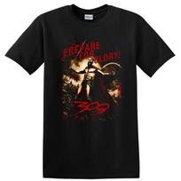 Prepare for Glory Spartan Warrior T Shirt 300 Film Inspired Tee XXXL brown