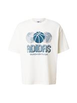 ADIDAS ORIGINALS Marškinėliai 'World Wide Hoops Global Basketball' opalo / balta