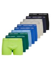 JACK & JONES Boxer trumpikės 'Florian' žalia / žaliosios citrinos spalva
