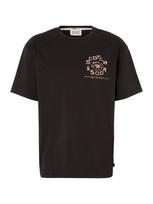SCOTCH & SODA Marškinėliai rožių spalva / juoda