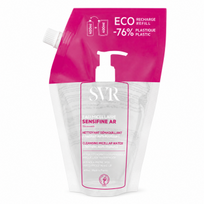 SVR SENSIFINE AR EAU MICELLAIRE REFILL micelinis vanduo jautriai odai PAPILDYMAS, 400 ml