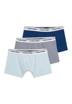 Calvin Klein Underwear Apatinės kelnaitės tamsiai mėlyna / pastelinė mėlyna / pilka / balta