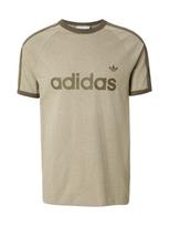 ADIDAS ORIGINALS Marškinėliai 'RINGER' rusvai žalia / alyvuogių spalva
