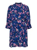 VERO MODA Suknelė 'Gunna' tamsiai mėlyna / fuksijų spalva / rožinė / juoda / balta