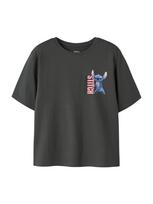 NAME IT Marškinėliai 'NKFJYNIN STITCH' sodri mėlyna („karališka“) / šviesiai mėlyna / rožių spalva / juoda