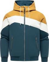 Ragwear Funkcinė striukė  'Stewie Block Youmodo' ruda / benzino spalva / balta