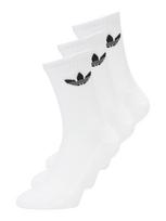 ADIDAS ORIGINALS Kojinės 'Trefoil' juoda / balta